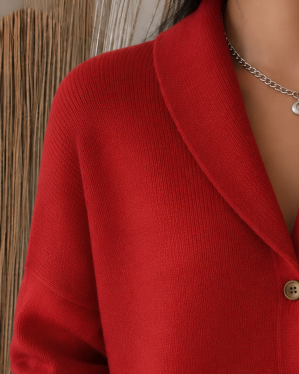 Sienna™ | Button Collar Cardigan